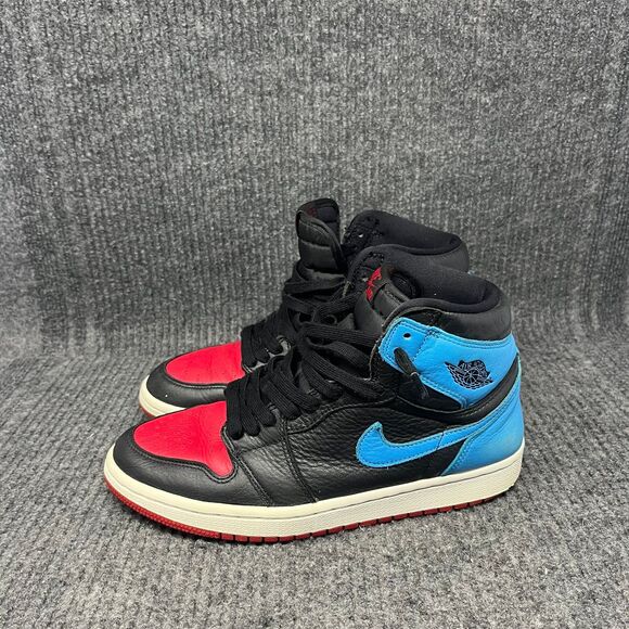 Nike Air Jordan 1 Retro High OG UNC To‎ Chi Black Red Blue Women’s 8 CD0461-046 - Picture 3 of 9